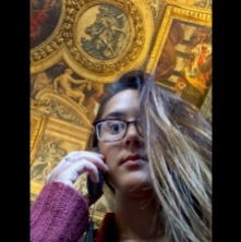 Ceiling Selfie in Versailles Palace.